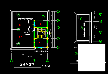 3层别墅建筑结构图纸（结构CAD施工图纸、框架剪力墙结构） - 2