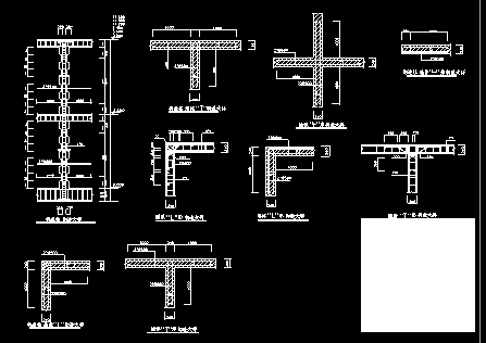 3层别墅建筑结构图纸（结构CAD施工图纸、框架剪力墙结构） - 3