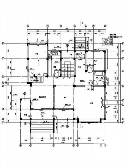 3层双拼新农村别墅CAD施工图纸（带效果图纸） - 1