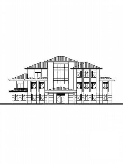 3层独栋别墅建筑施工CAD图纸（初设图纸） - 3