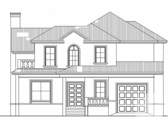 300平高级欧式别墅设计CAD施工图纸带效果图纸（知名建筑设计院） - 1