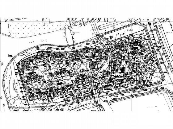 豪华小区规划建筑CAD图纸（初设图纸） - 1