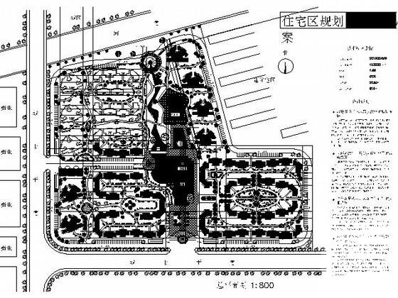 地块小区规划总平面 - 1