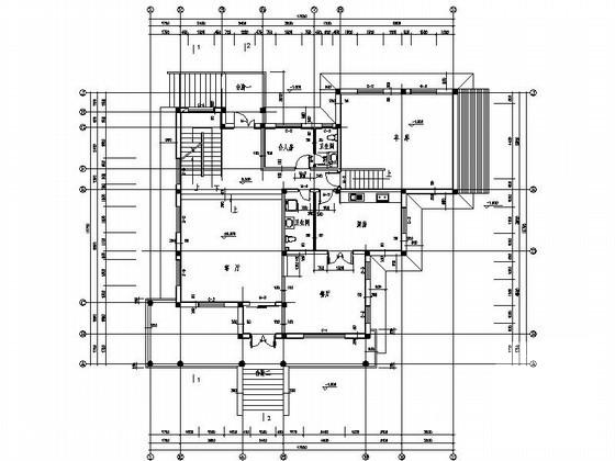 2层新农村别墅建筑CAD图纸（初设图纸） - 2