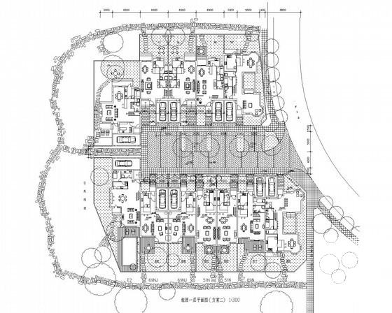 3层联排别墅建筑CAD图纸（初设图） - 2