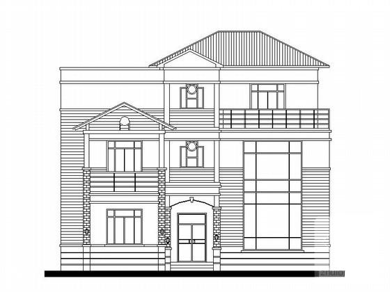 3层小康农居建筑方案设计CAD图纸 - 1