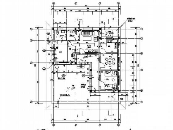 平谷2层小型中式别墅建筑扩初CAD图纸（78平方米、D型）新中式 - 2