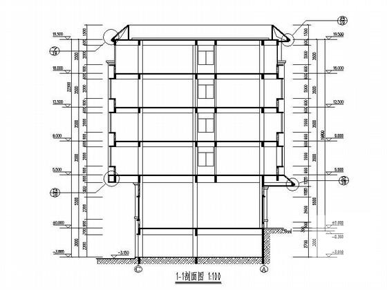 6层宿舍建筑CAD施工图纸 - 1