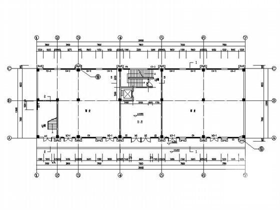 6层宿舍建筑CAD施工图纸 - 3
