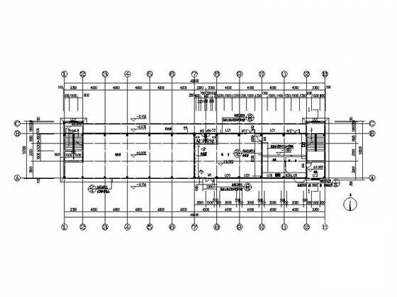 一汽丰田4层销售服务公司员工宿舍建筑设计CAD施工图纸（现代风格） - 4