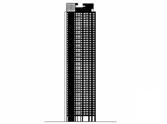 现代城商业综合体-48层住宅楼建筑设计屯 - 3