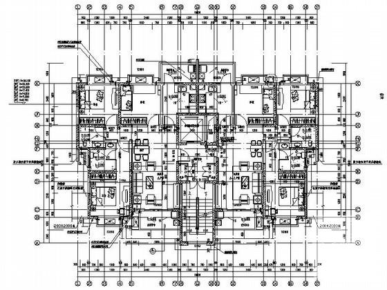 12层经济适用房建筑扩初CAD图纸 - 3