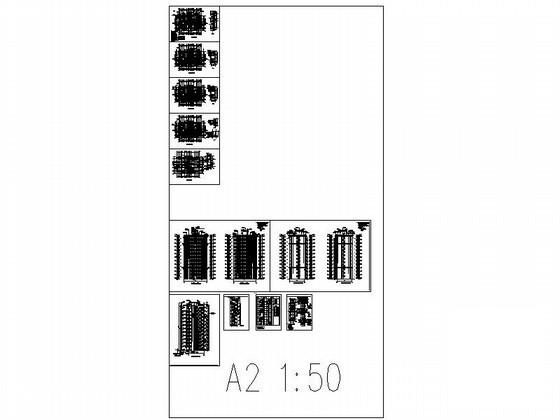 12层经济适用房建筑扩初CAD图纸 - 4