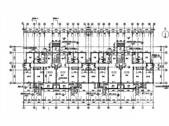 6层坡屋顶新中式住宅楼建筑施工CAD图纸 - 3