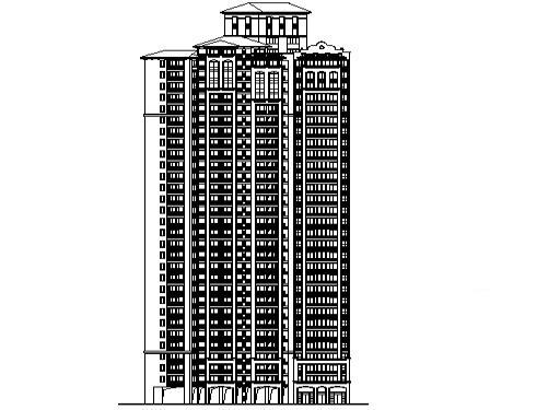 项目32层小户型精装修公寓建筑方案设计施工图纸(酒店式公寓) - 2