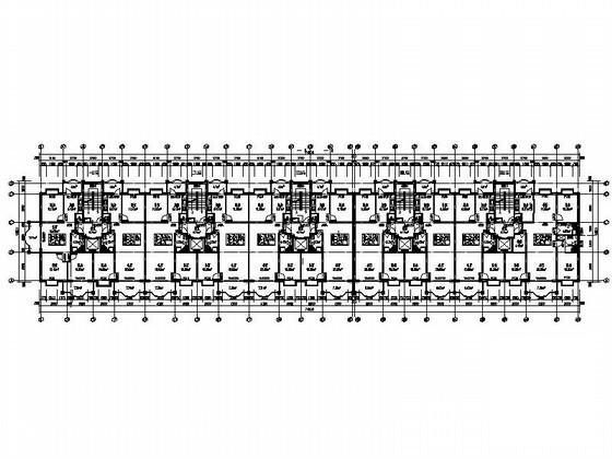 16层现代风格连板住宅楼建筑施工CAD图纸 - 2