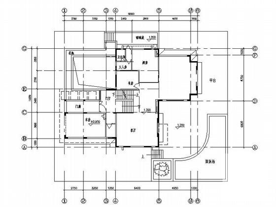 [3层度假别墅建筑设计CAD图纸（初设图纸） - 4