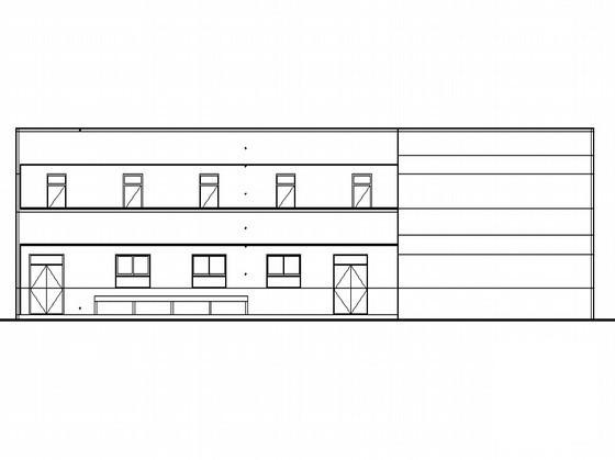台商纺织厂2层宿舍楼建筑施工CAD图纸（框架结构） - 1
