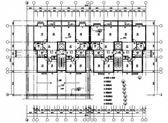 7层宜居经济适用房小区建筑施工CAD图纸 - 3