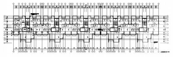 现代风格8层宜居经济适用房小区（1号楼）建筑施工CAD图纸 - 2