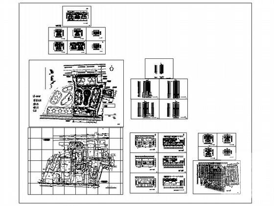 居住区规划CAD图纸（总建筑面积） - 3