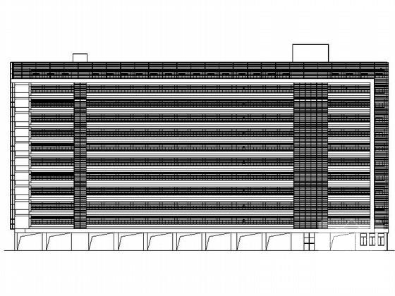 现代风格工厂12层宿舍楼建筑扩初CAD图纸 - 1