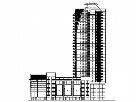 32层商品住宅楼建筑施工CAD图纸（28230平方米） - 4