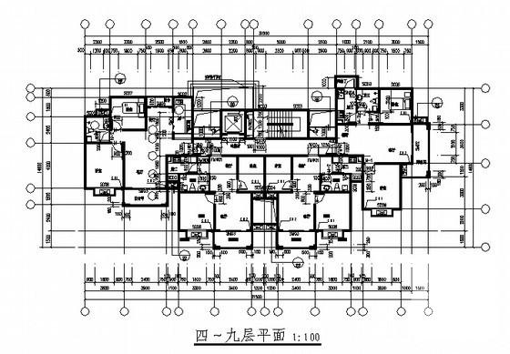 11层住宅楼设计建筑施工CAD图纸（节能设计） - 3