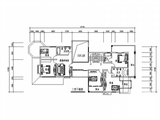 3层别墅建筑方案设计CAD图纸 - 4
