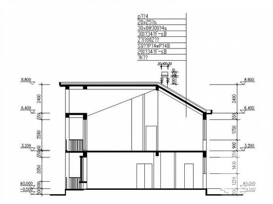 精美简单2层中式双拼别墅建筑扩初CAD图纸 - 4