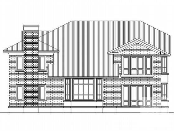 2层南入户休闲别墅方案设计CAD图纸 - 3