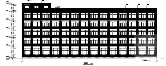 5层宿舍建筑CAD图纸（初设图纸） - 1