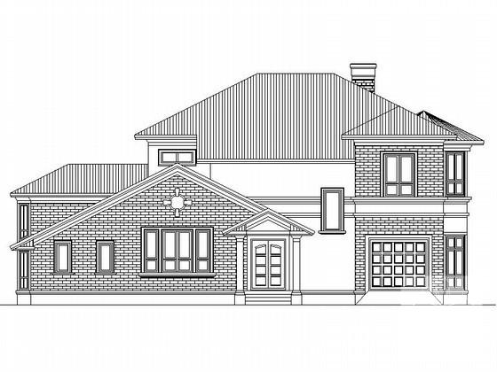 2层北入户休闲别墅方案设计CAD图纸 - 4