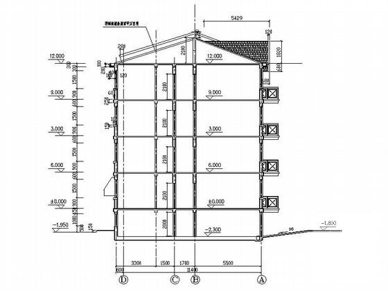 新中式4层花园洋房建筑CAD施工图纸 - 1