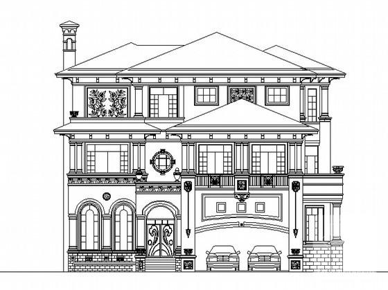 高级高尔夫球会B型别墅样板房建筑设计CAD施工图纸 - 5