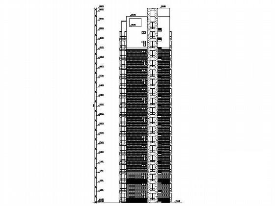 精美19层塔式住宅楼建筑CAD图纸 - 4