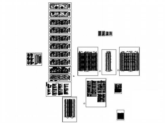 名苑17层板式住宅楼建筑施工CAD图纸（17.06x10.7米） - 5