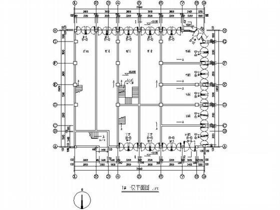 7层沿街商住楼建筑施工CAD图纸 - 3