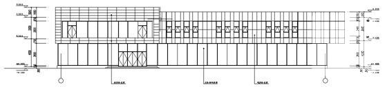 2层现代风格独立式小型办公楼建筑扩初CAD施工图纸 - 1
