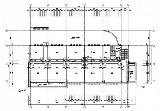 2层现代风格独立式小型办公楼建筑扩初CAD施工图纸 - 4