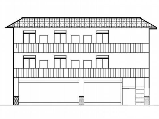 林业局3层宿舍楼建筑扩初CAD图纸 - 4