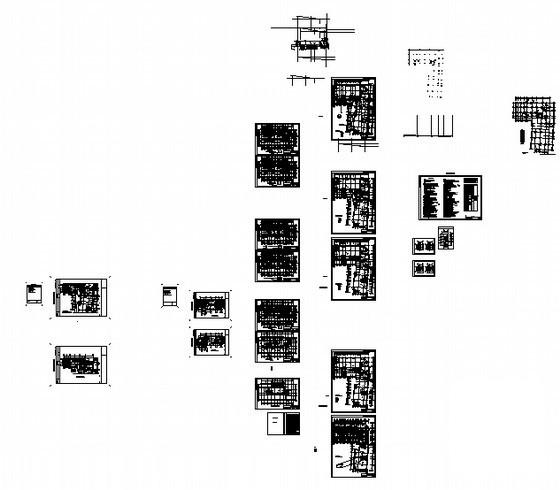 广场框架剪力墙结构商业板式住宅楼（2号楼）建筑施工CAD图纸 - 2