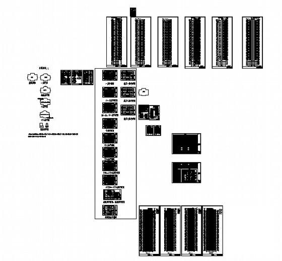 大学旧校区改造工程建筑施工CAD图纸（地上37层地下3层）框架剪力墙结构 - 3