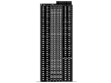 大学旧校区改造工程建筑施工CAD图纸（地上37层地下3层）框架剪力墙结构 - 4