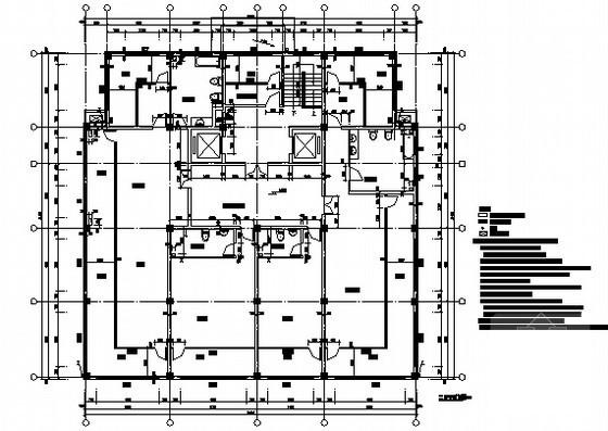 艺术学院中心区2层居住式公寓建筑施工CAD图纸（节能设计） - 1