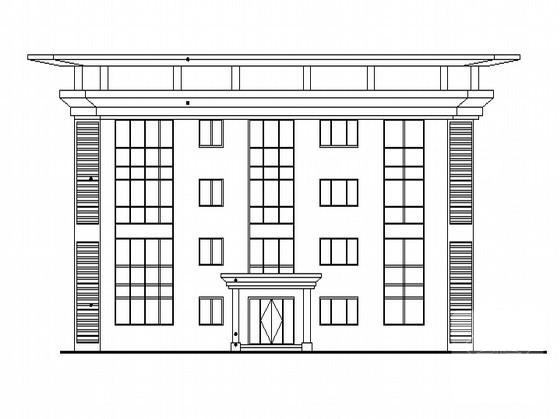 艺术学院中心区2层居住式公寓建筑施工CAD图纸（节能设计） - 4