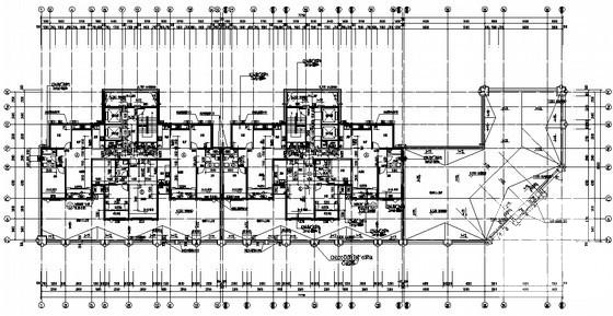 小区欧陆风格18层单元式底商住宅楼建筑施工CAD图纸 - 1