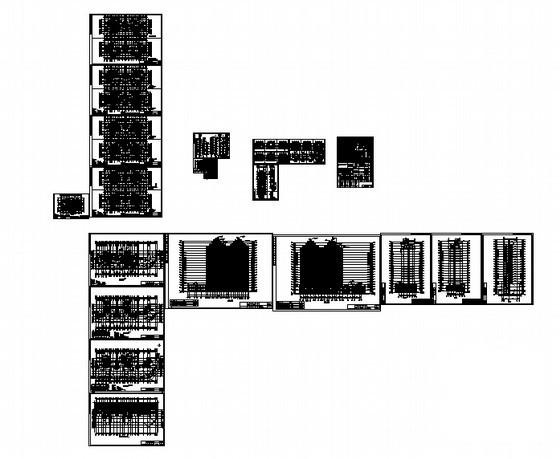 小区欧陆风格18层单元式底商住宅楼建筑施工CAD图纸 - 2