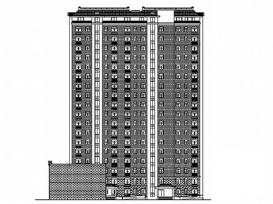 新中式现代小区住宅楼建筑施工CAD图纸（节能设计） - 1