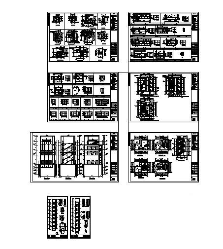 城市核心区高层住宅小区7号楼建筑施工CAD图纸(节能设计) - 1